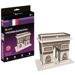 S3014 Кубик фан Триумфальная арка (Франция) (мини серия) Cubic Fun