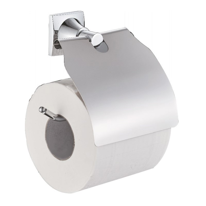 90413003 Держатели для туалетной бумаги HB8503 с крышкой цвет хром STLM-0220043 HAIBA