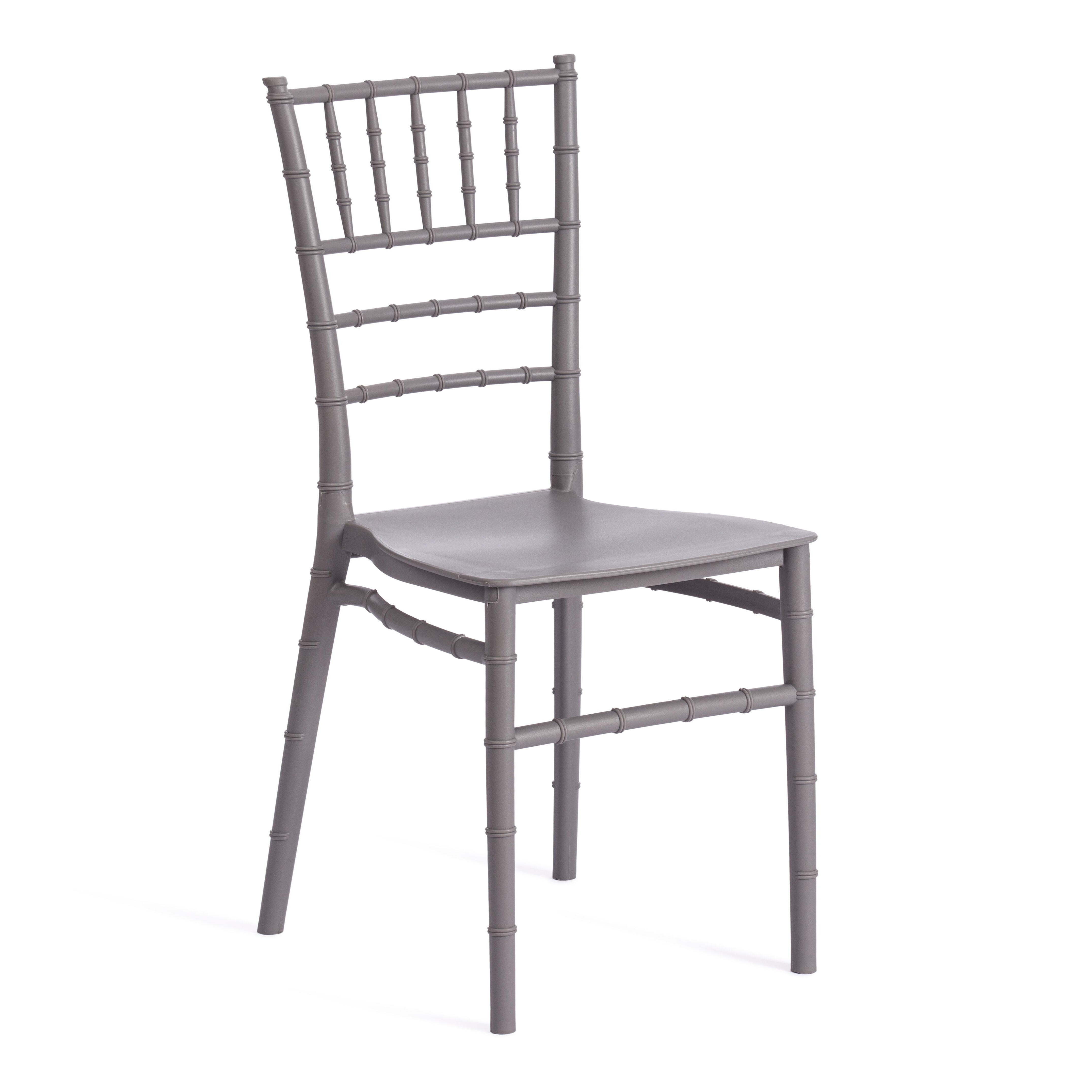 91093581 Кухонный стул Chavari mod. 101 88х49х40 см пластик цвет серый MODERN STLM-0480553 TETCHAIR