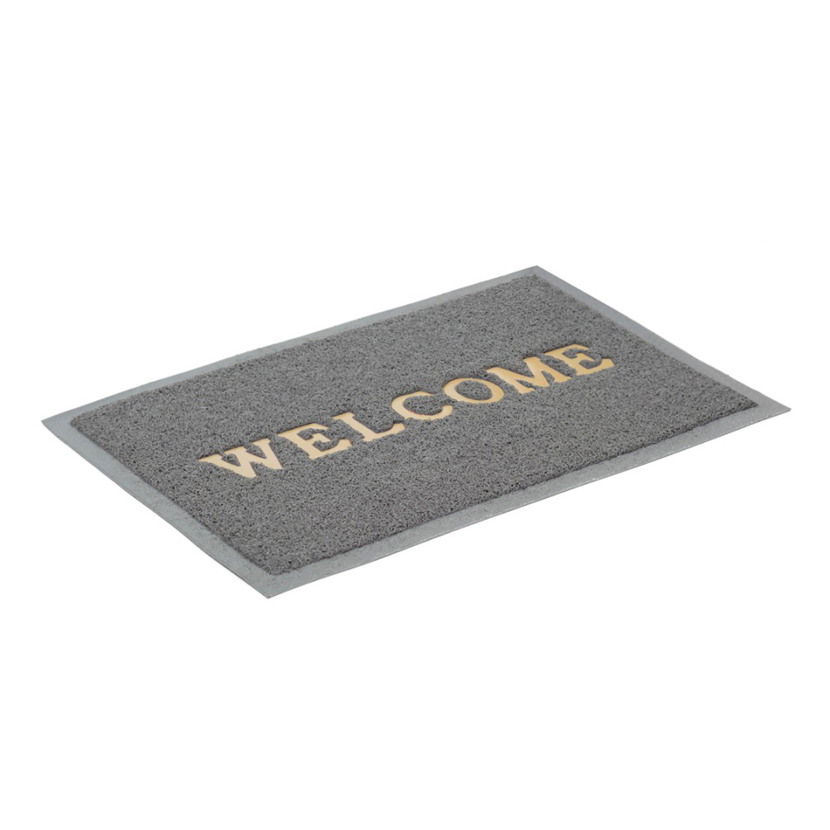 91055726 Коврик грязезащитный Spongy Welcome (1/10) 60x90 см цвет Серый STLM-0460494 SUNSTEP