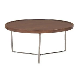 Журнальный столик круглый деревянный 60 см Wood A UNICO  248907 Коричневый