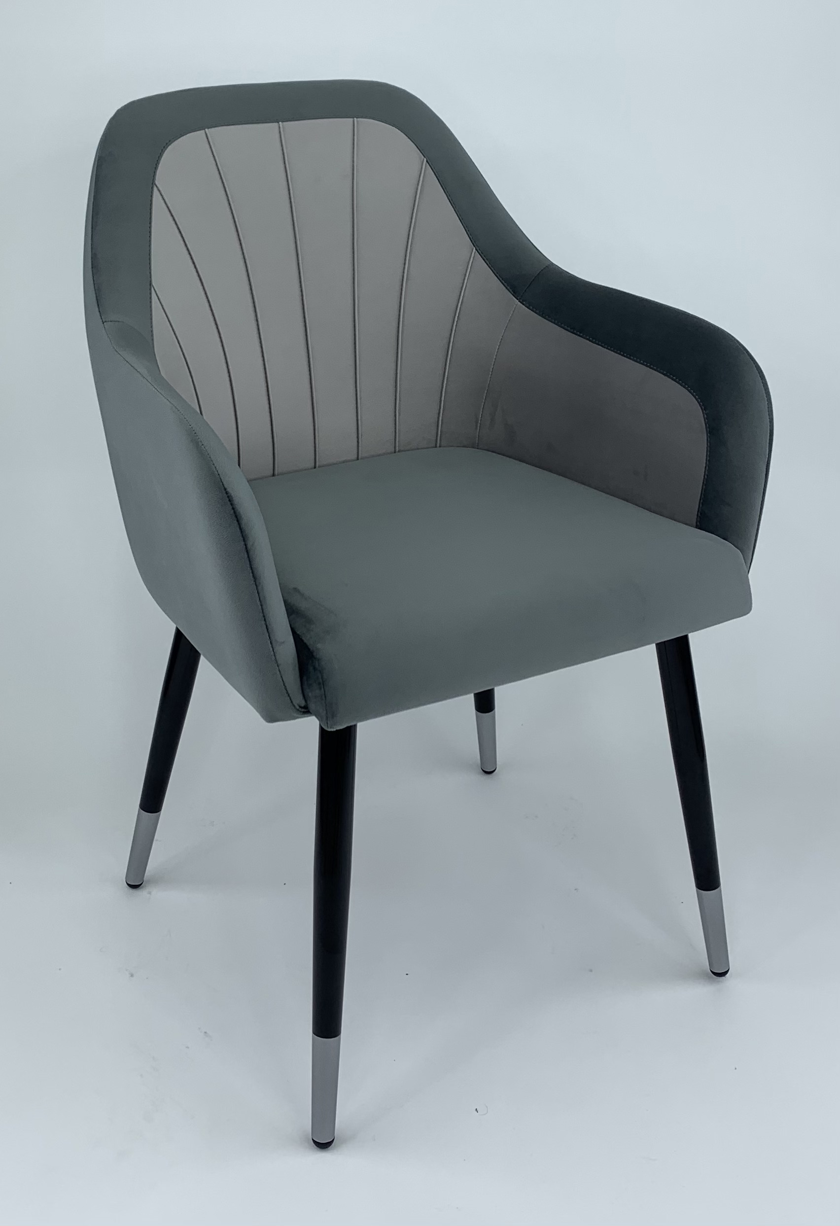 90203159 Стул-кресло мебель для столовой/гостинной/спальни цвет серый Агат STLM-0131107 MILAVIO