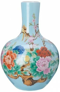 Pols Potten Фарфоровая ваза в восточном стиле  230-205-196