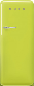 FAB28RLI5 Холодильник / отдельностоящий однодверный холодильник, стиль 50-х годов, 60 см, цвет лайма, петли справа SMEG