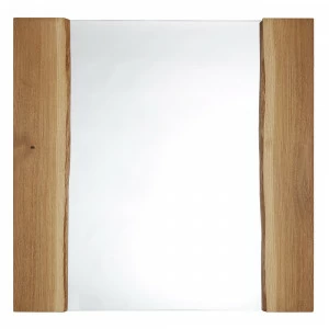 Зеркало настенное прямоугольное в деревянной раме коричневое "Дуб" RUNDEN ДИЗАЙНЕРСКИЕ 00-3966563 Зеркальный;коричневый