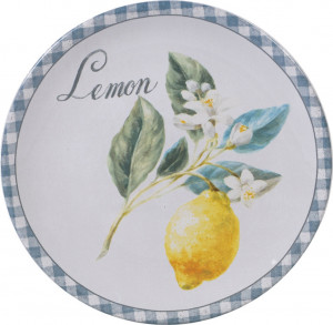 10652463 Certified International Тарелка закусочная Certified Int. Лимоны 23см, керамика (Lemon) Керамика