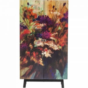 Шкаф распашной двухдверный для одежды разноцветный Flower KARE FLOWER 325527 Разноцветный