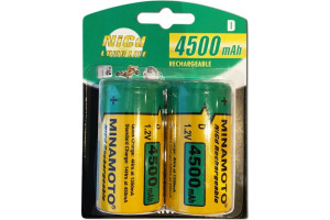 16375202 Аккумулятор D, 4500mAh, 2 card 1113 MINAMOTO