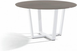 Обеденный стол pca white f8 ⌀130см Manutti Fuse
