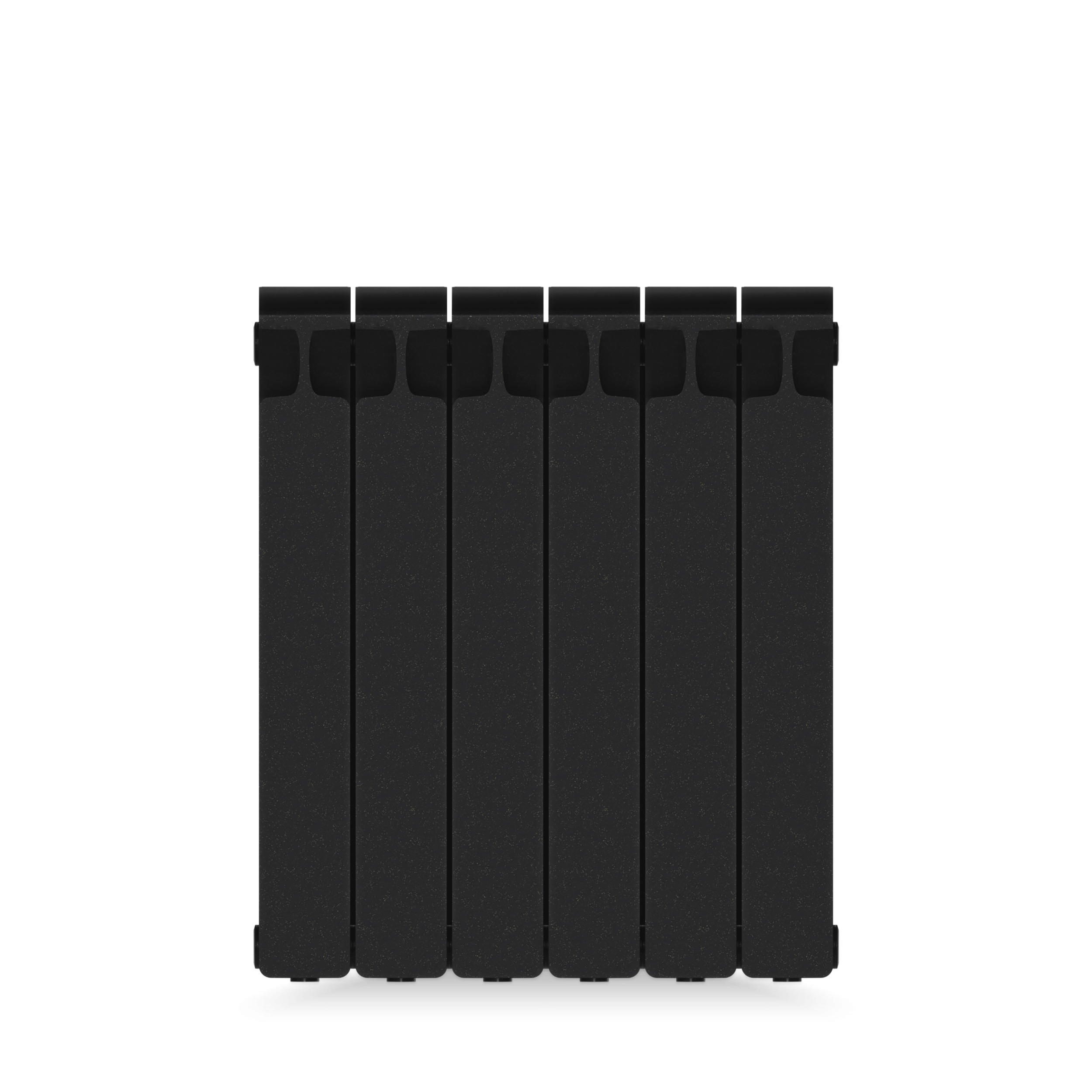 82560796 Радиатор 500 6 секций боковое подключение биметалл цвет черный Monolit STLM-0029972 RIFAR