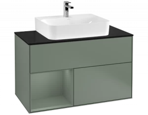 Villeroy&Boch Тумба под раковину Прямоугольная версия F112GMGM Finion Olive Matt Lacquer