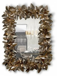 LUXXU Прямоугольное настенное зеркало с кристаллами swarovski® Mcqueen