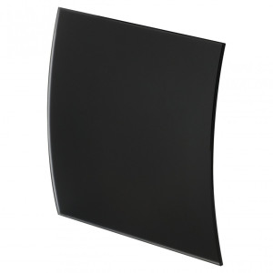 Панель декоративная для вытяжного вентилятора PEGB100M KW стекло цвет черный матовый AWENTA