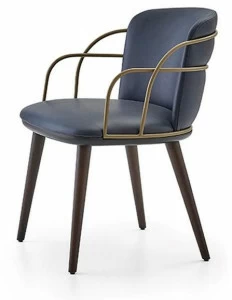 PARLA DESIGN Кожаное кресло с подлокотниками Arven U010015
