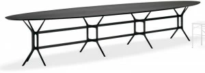 YDF Овальный стол из лакированного металла Tavoli