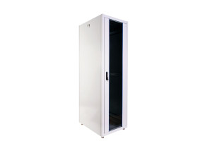 16435004 Телекоммуникационный напольный шкаф дверь стекло, боковая панель сплошная, ШТК-Э-48.6.8-13АА ЦМО