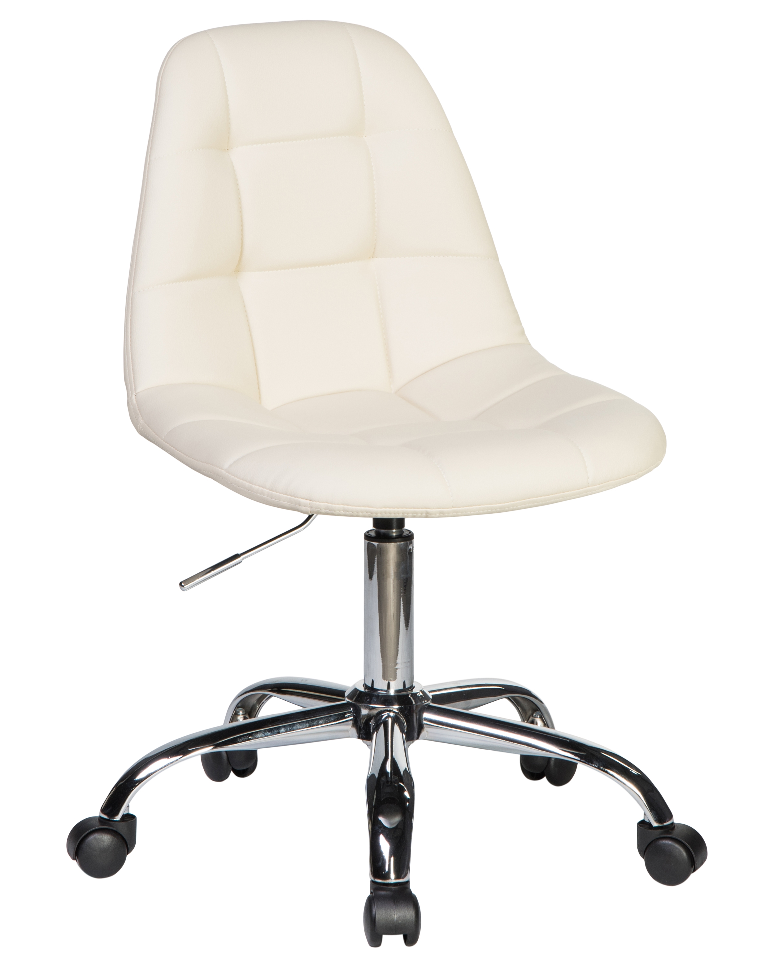 92707818 Офисное кресло Monty искусственная кожа цвет кремовый STLM-0536307 DOBRIN