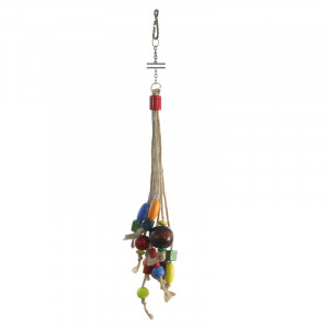 ПР0054691 Игрушка для птиц "Бусины на веревочке", 210*60мм TRIOL