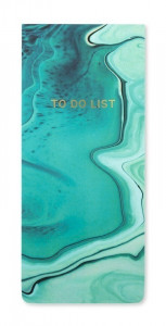 482485 Блокнот "AquaMarine To Do List", 10 х 22,5 см Go Stationery