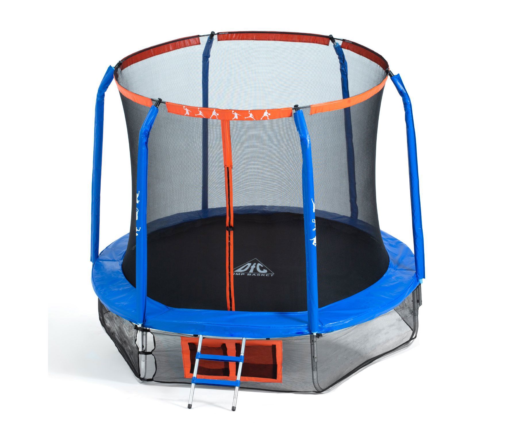 90396336 Батут JUMP BASKET 244х205 см оранжевый до 100 кг STLM-0213737 DFC