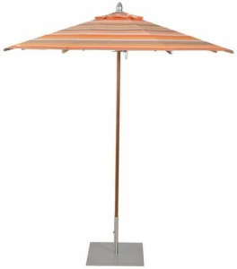 JANUS et Cie Круглый зонт из полиэстера и тика Janus umbrella