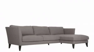 Sits Мягкий 3-х местный тканевый диван с шезлонгом Koriander