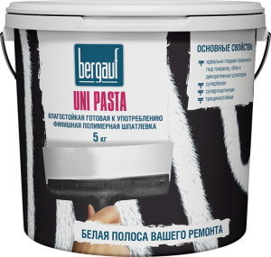 86952664 Шпатлевка готовая полимерная 5 кг Uni Pasta STLM-0072648 BERGAUF