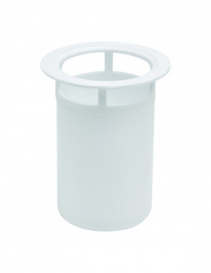062200 001 00  Сливной стакан для душевого поддона Д. 60 мм, пластик Valentin Белый