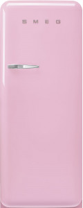 FAB28RPK5 Холодильник / отдельностоящий однодверный холодильник, стиль 50-х годов, 60 см, розовый, петли справа SMEG