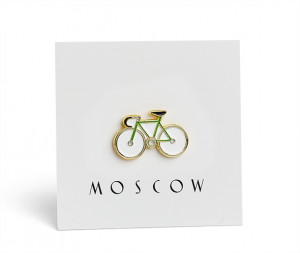 396164 Значок металлический "Велосипед" Heart Of Moscow