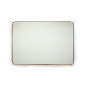 Зеркало в металлической раме Grandrose 60х80 см, розовое золото A+T DÉCOR