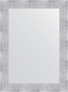 BY 3651 Зеркало в багетной раме - чеканка белая 70 mm EVOFORM Definite