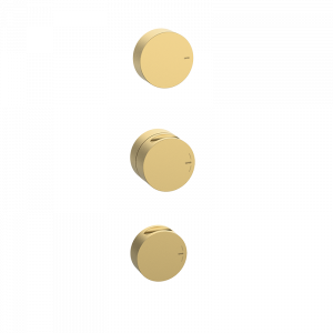 90105007 PREMIUM Матовый Gold термостатических 2/3 пути вертикальный интерьер Матовое Золото GRB MIXERS