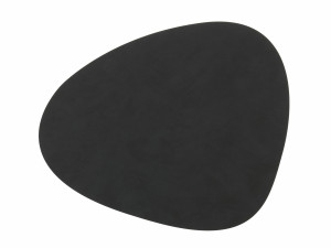 981900 NUPO black подстановочная салфетка фигурная 37x44 см, толщина 1,6 мм;LIND DNA