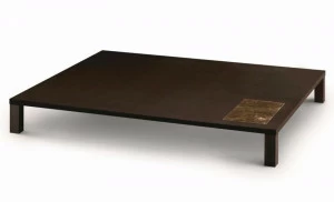 arflex Низкий прямоугольный деревянный журнальный столик Bonsai