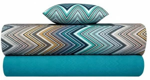 MissoniHome Постельное белье из хлопкового перкаля Master moderno