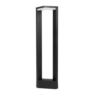 Столб уличный светодиодный Nuovo LED 60 см теплый белый свет цвет черный DUWI