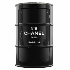 Декоративная бочка-шкаф Chanel №5 black XL STARBARREL  045298 Черный