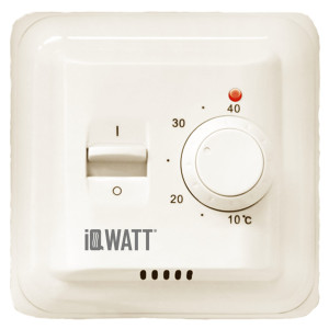 Терморегулятор для теплого пола M механический цвет слоновая кость IQWATT