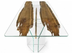 VGnewtrend Прямоугольный деревянный стол для гостиной в современном стиле Venezia