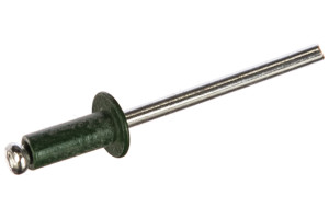 15914714 Заклёпка вытяжная зеленый лист (150 шт; 4х10 мм; RAL 6002150) 0200511 КЧ качественный крепеж