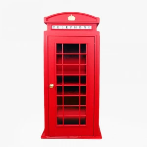 Книжный шкаф красный "Телефонная будка" STARBARREL ТЕЛЕФОННАЯ БУДКА 035991 Красный