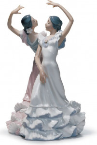 10672543 LLADRO Фигурка Lladro Фламенко. Оле! 16x25см, фарфор Фарфор