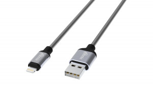 566120 Кабель RCC-421 Grey (USB - Apple lightning) Ritmix