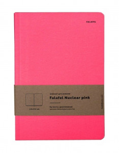 479231 Блокнот для записей "Nuclear pink" А5, 128 стр., в линейку Falafel books
