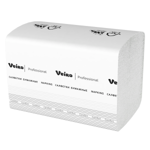 NV211 Veiro Салфетки бумажные столовые и сервировочные Veiro Comfort NV211 21x16 2-слойные 15 пачек по 220 листов белый