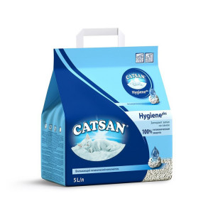 Т00007593 Наполнитель для кошачьего туалета Гигиена впитывающий 5л CATSAN