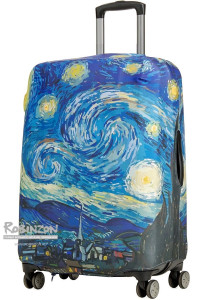 ECO Starry night XL Чехол для чемодана большой PRO Starry night XL Fancy Armor