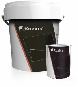 Rezina Прозрачная двухкомпонентная отделочная смола на водной основе Ecofilm