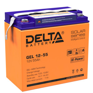 Аккумулятор GEL 12-55 DELTA